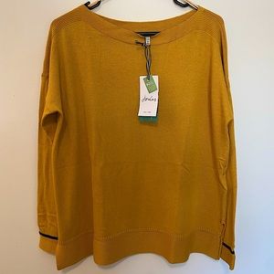 Joules Crew Sweater in Ochre